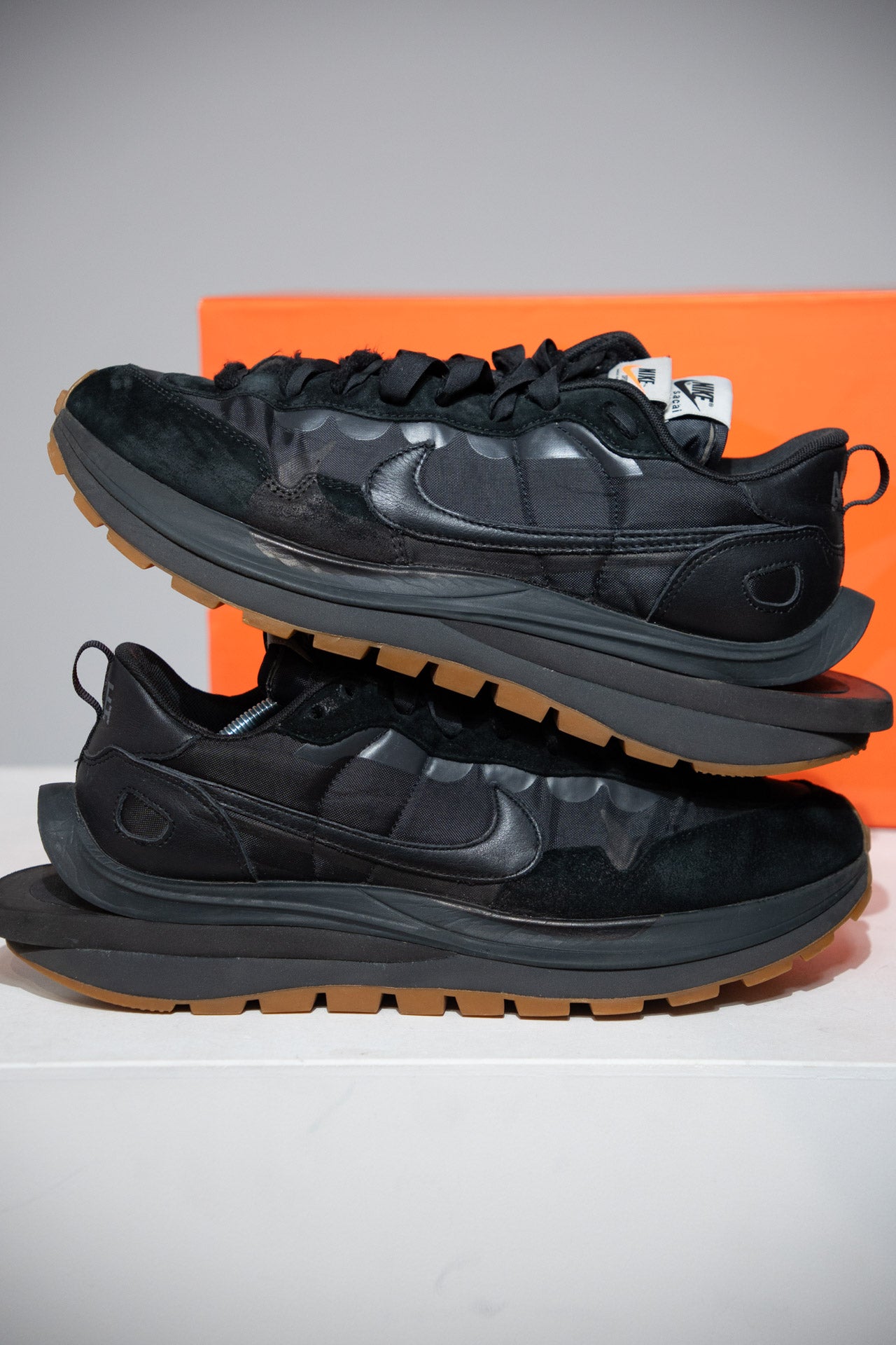 Sacai Vaporwafffle Black Gum (Taille 45)