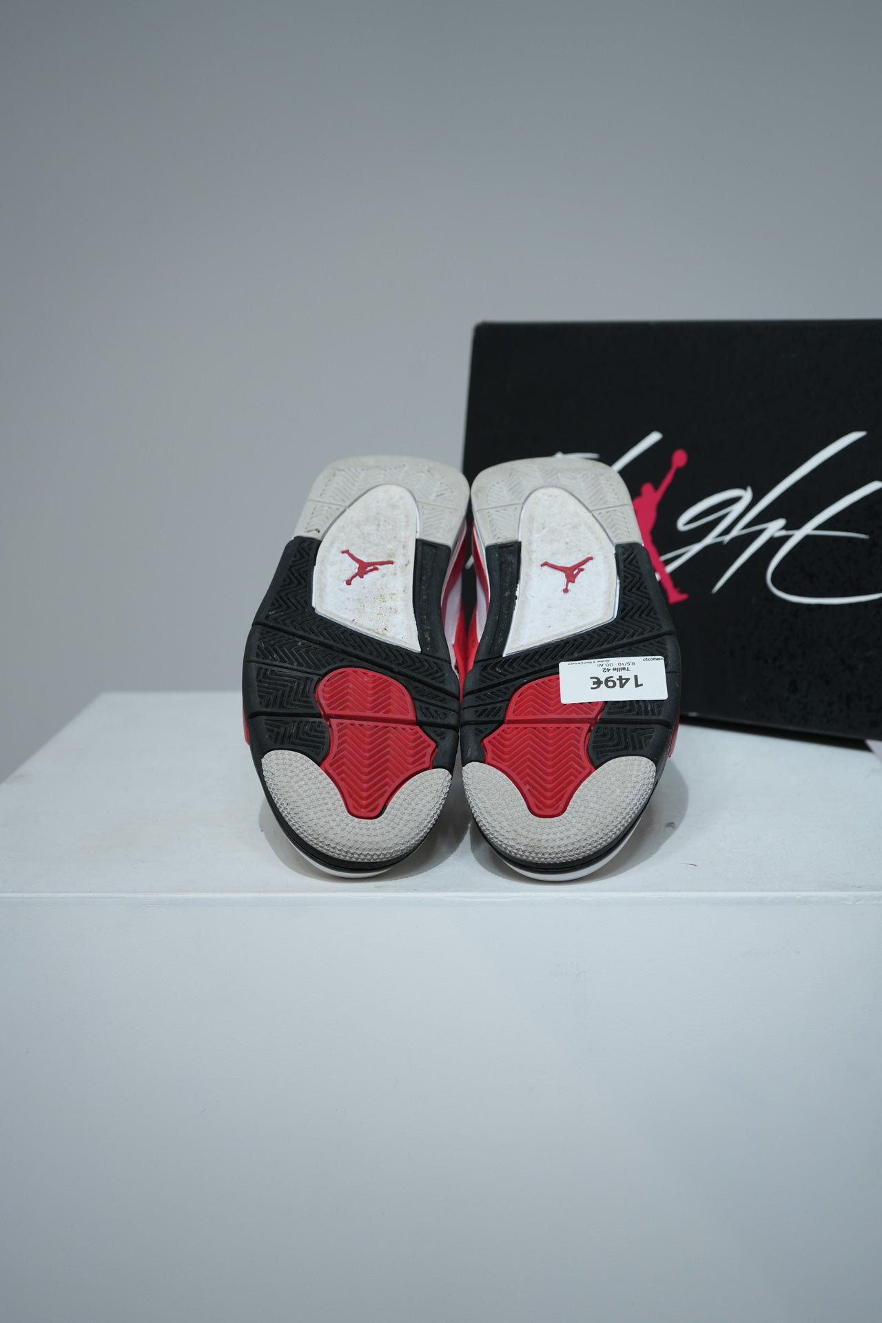 Jordan 4 Red Cement (Taille 42)