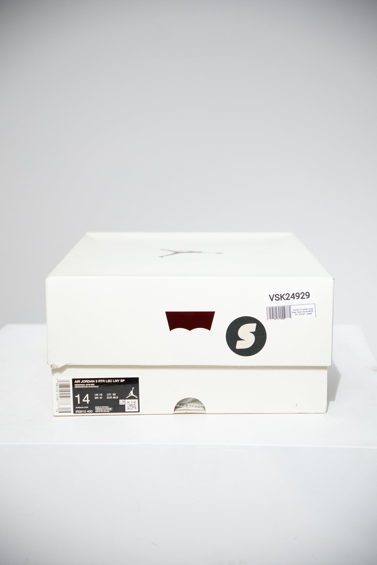 Jordan 3 Levis Lunar New Year (Taille 48,5)